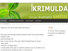 Tablet Screenshot of krimuldasilze.lv
